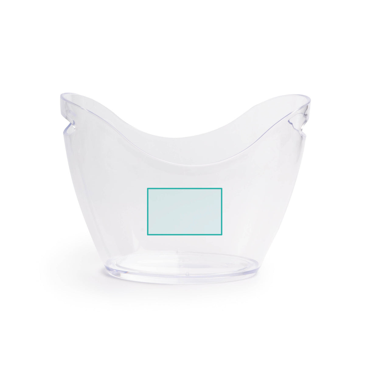 SEAU À GLACE TRANSPARENT AVEC POIGNÉES – TRESOK