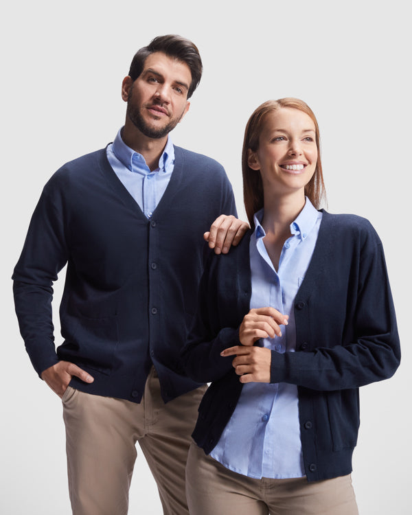 EXPLORER WOMAN - veste col V tissu en tricot doux