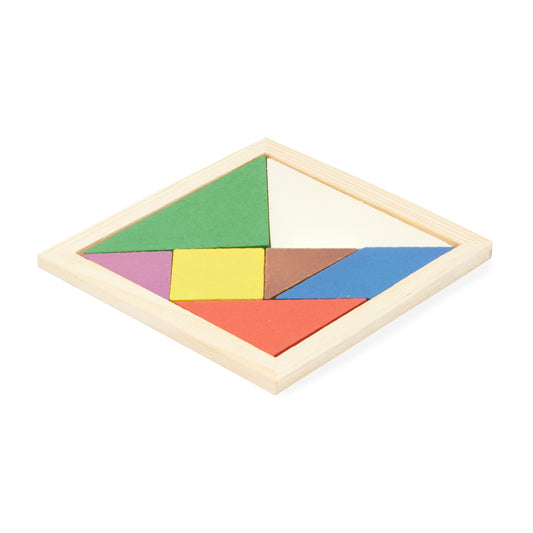 PUZZLE TANGRAM EN BOIS - LEIS