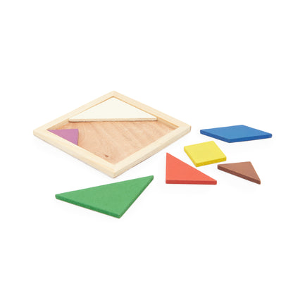PUZZLE TANGRAM EN BOIS - LEIS