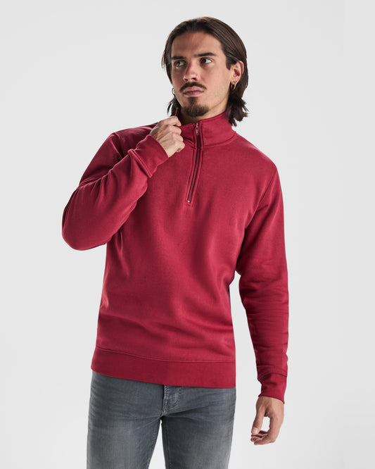 SWEAT À DEMI-ZIP - ANETO