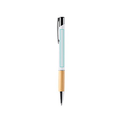 STYLO À BILLE EN ALUMINIUM ET BAMBOU - BORUX