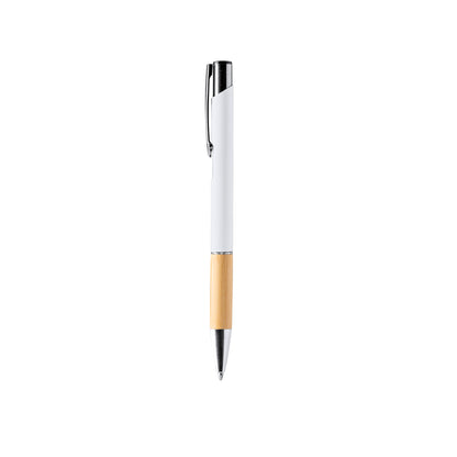 STYLO À BILLE EN ALUMINIUM ET BAMBOU - BORUX