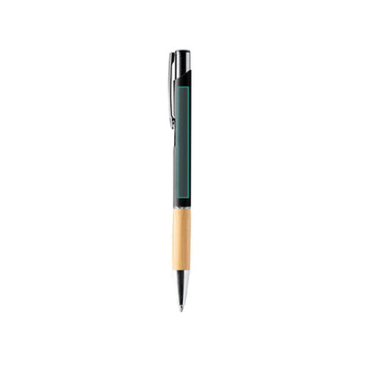 STYLO À BILLE EN ALUMINIUM ET BAMBOU - BORUX