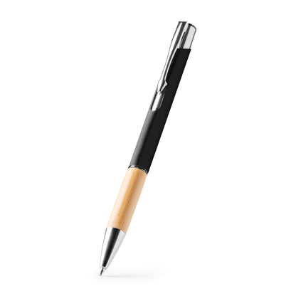 STYLO À BILLE EN ALUMINIUM ET BAMBOU - BORUX