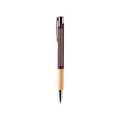 STYLO À BILLE EN ALUMINIUM ET BAMBOU - BORUX