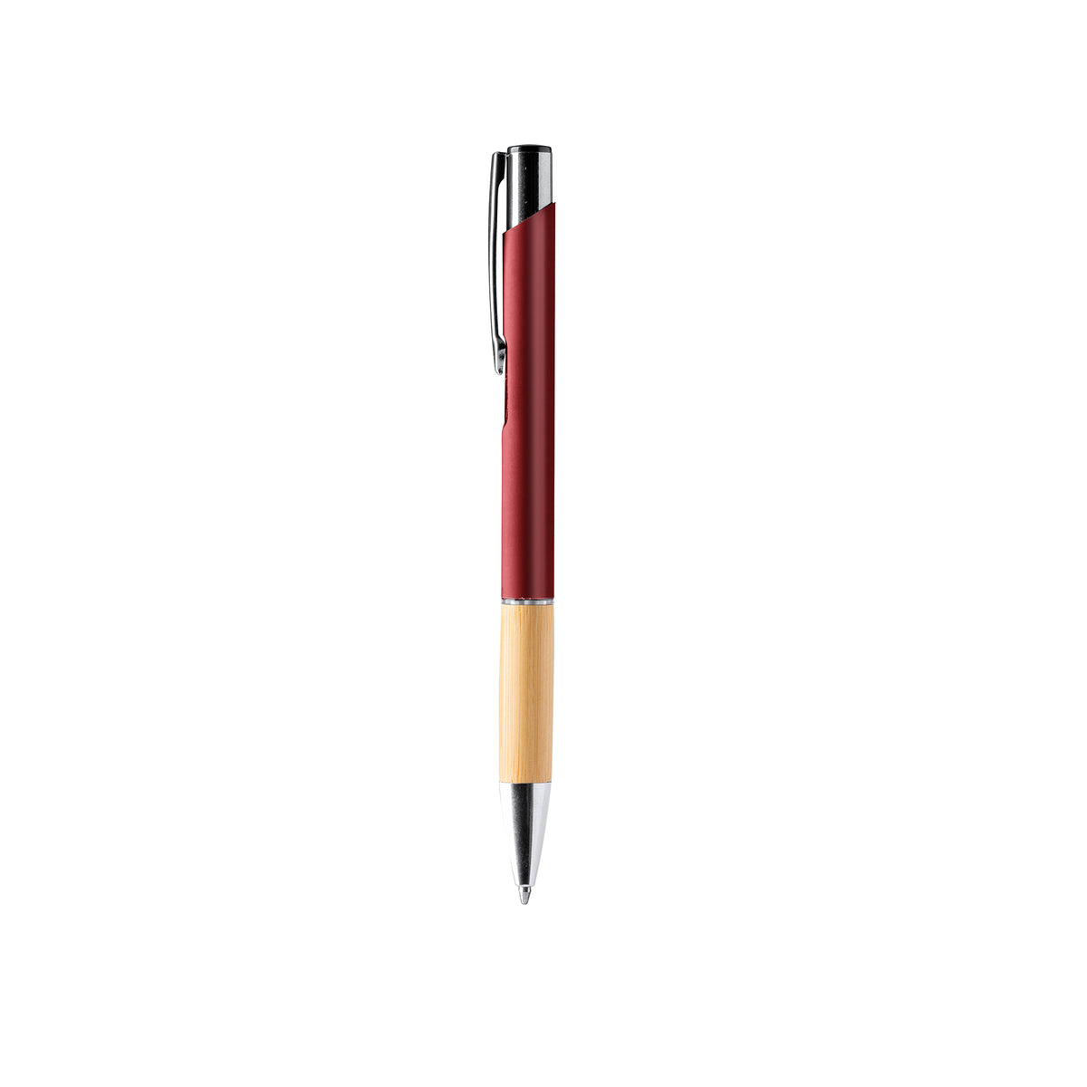 STYLO À BILLE EN ALUMINIUM ET BAMBOU - BORUX