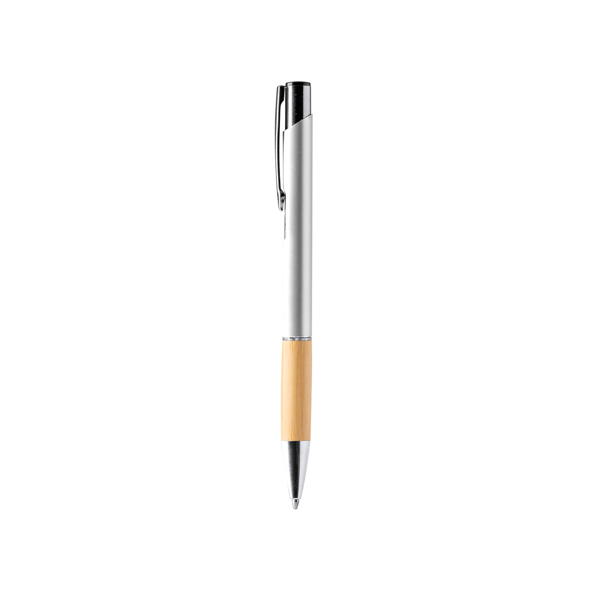 STYLO À BILLE EN ALUMINIUM ET BAMBOU - BORUX