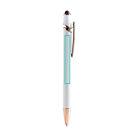 STYLO À BILLE MÉTALLIQUE - ROSES