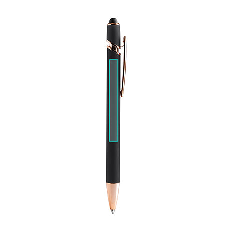 STYLO À BILLE MÉTALLIQUE - ROSES