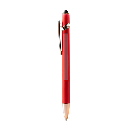 STYLO À BILLE MÉTALLIQUE - ROSES