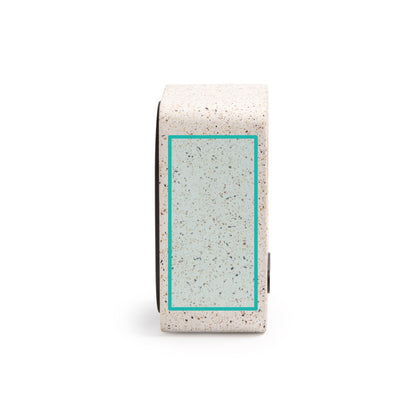HAUT-PARLEUR SANS FIL EN TERRAZZO RECYCLÉ ET BAMBOU – MILER