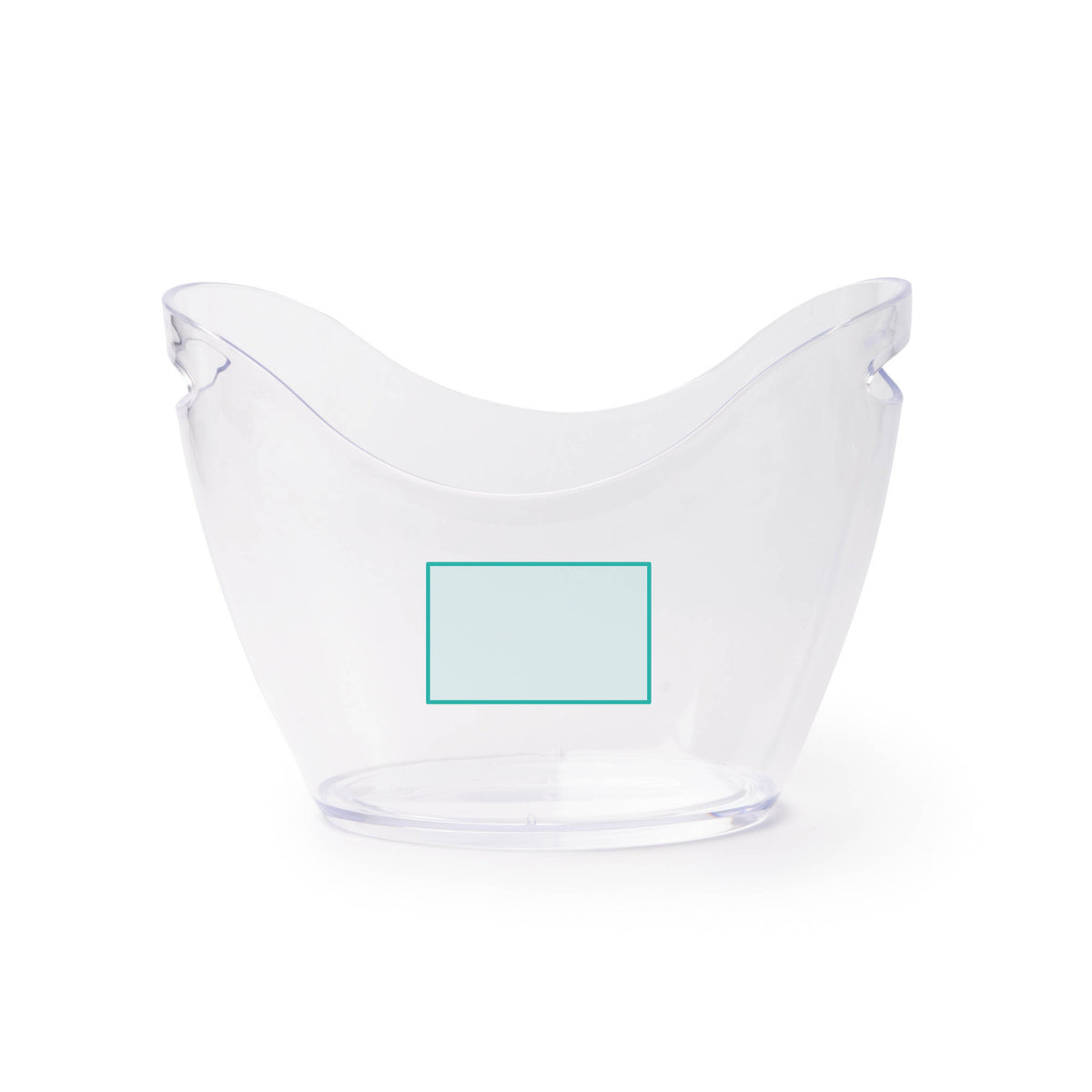 SEAU À GLACE TRANSPARENT AVEC POIGNÉES – TRESOK