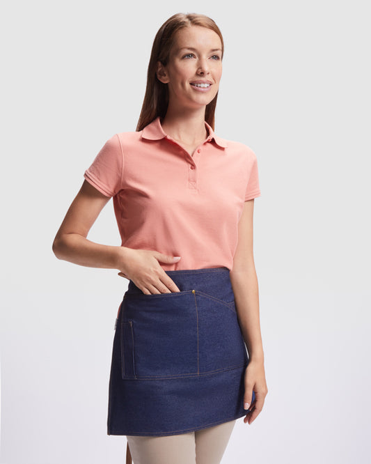 DACOSTA - tablier court en tissu jean