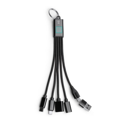 CÂBLE DE CHARGE MULTIFONCTION 7 EN 1 EN ALUMINIUM RECYCLÉ – KOLTAX