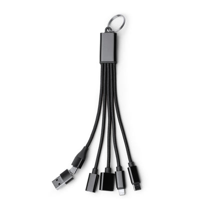 CÂBLE DE CHARGE MULTIFONCTION 7 EN 1 EN ALUMINIUM RECYCLÉ – KOLTAX