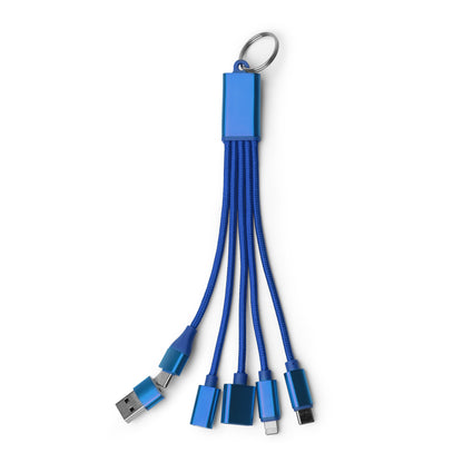 CÂBLE DE CHARGE MULTIFONCTION 7 EN 1 EN ALUMINIUM RECYCLÉ – KOLTAX