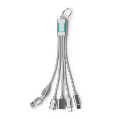 CÂBLE DE CHARGE MULTIFONCTION 7 EN 1 EN ALUMINIUM RECYCLÉ – KOLTAX
