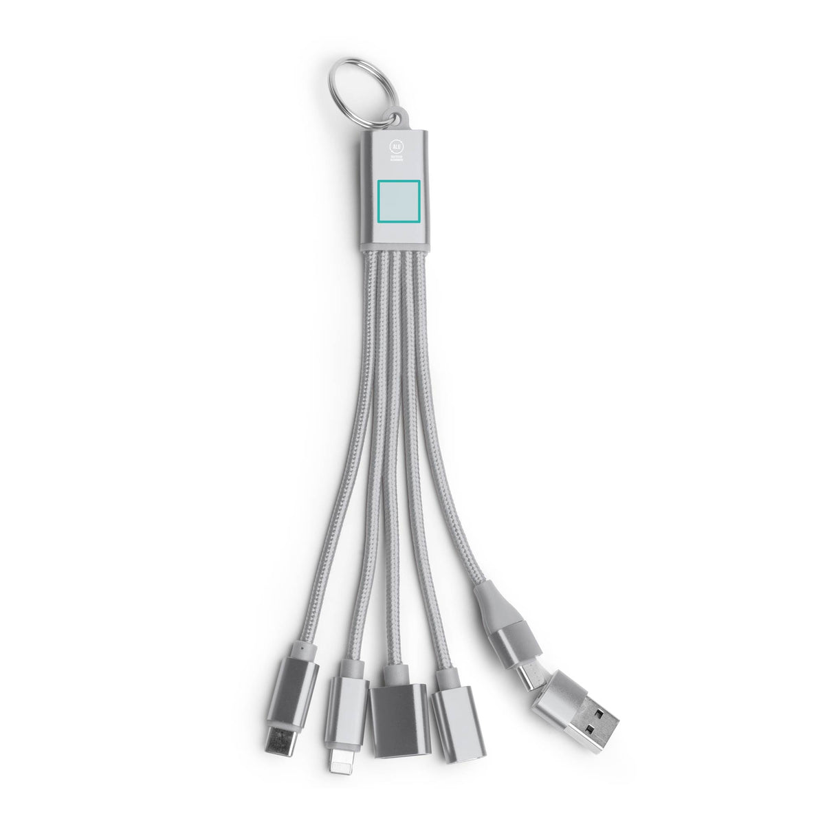 CÂBLE DE CHARGE MULTIFONCTION 7 EN 1 EN ALUMINIUM RECYCLÉ – KOLTAX