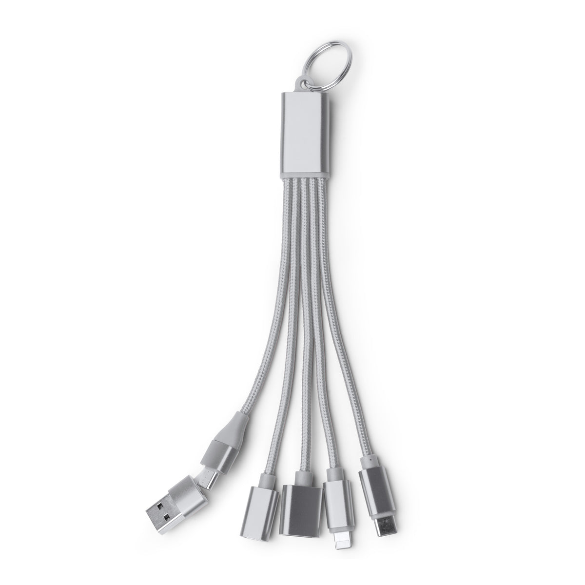 CÂBLE DE CHARGE MULTIFONCTION 7 EN 1 EN ALUMINIUM RECYCLÉ – KOLTAX