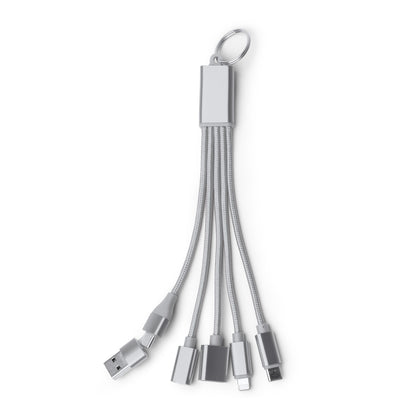 CÂBLE DE CHARGE MULTIFONCTION 7 EN 1 EN ALUMINIUM RECYCLÉ – KOLTAX