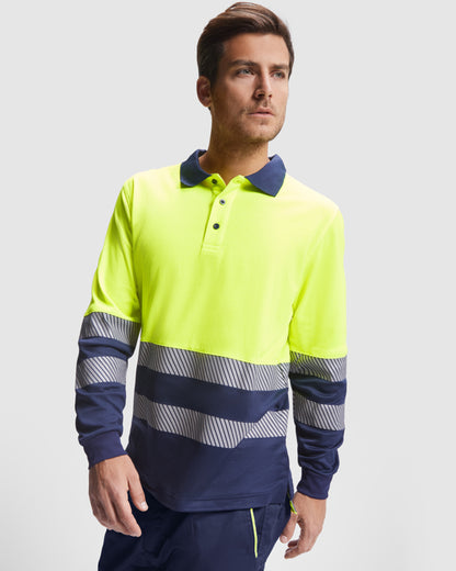 ATRIO L/S - polo technique haute visibilité à manches longues