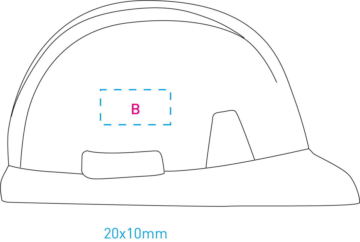 CASQUE DE CHANTIER ANTI-STRESS - 850004