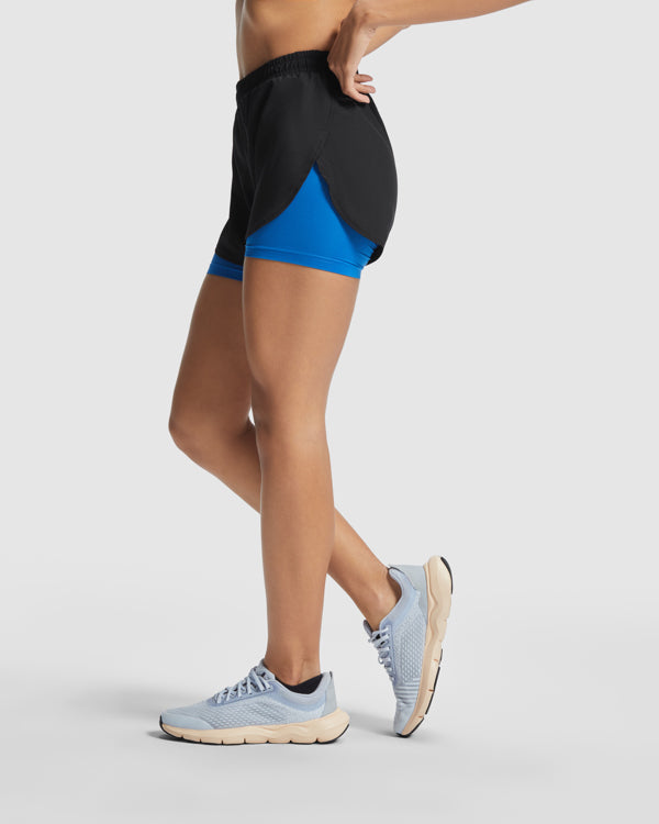 SHORT DE SPORT FEMME - CLAIR