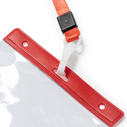 CORDON PORTE-BADGE AVEC POCHETTE – POMEL