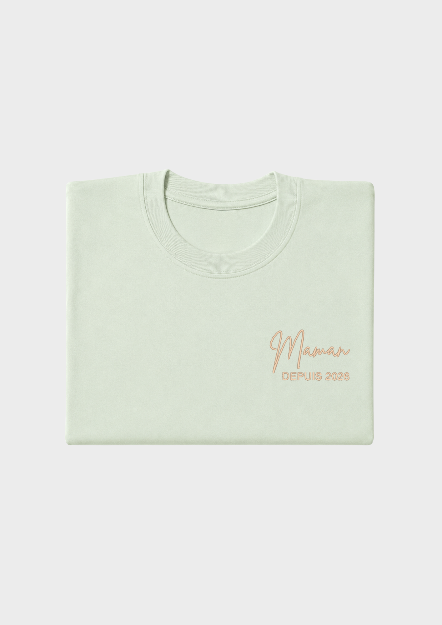 T-SHIRT - Broderie "Maman Depuis..."