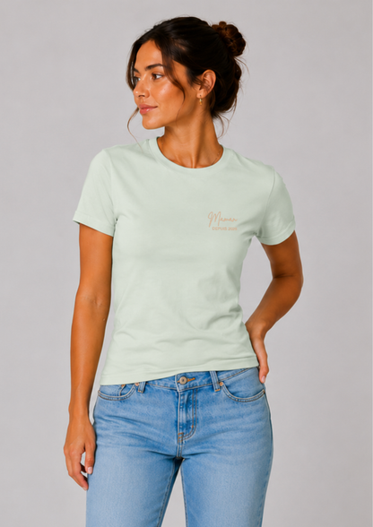 T-SHIRT - Broderie "Maman Depuis..."