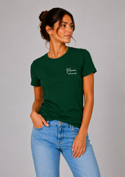 T-SHIRT - Broderie "Maman Depuis..."