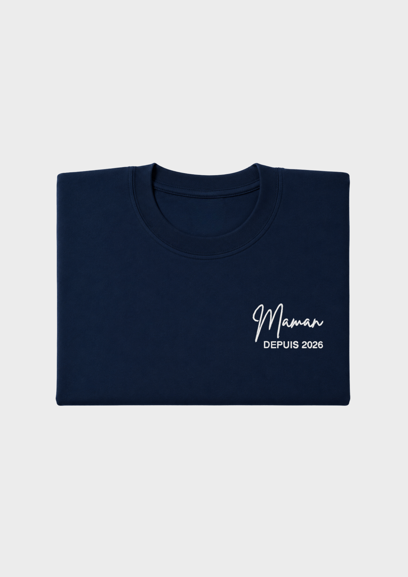 T-SHIRT - Broderie "Maman Depuis..."