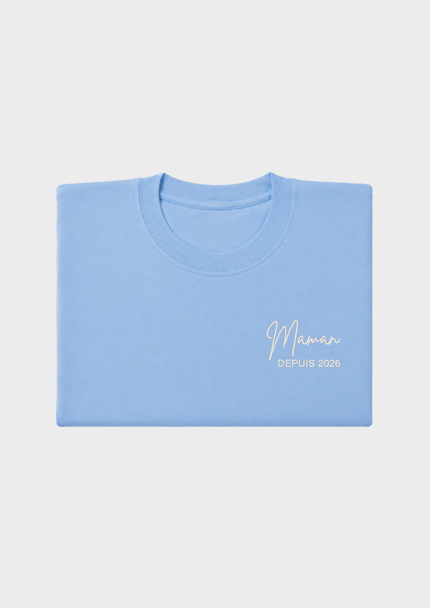 T-SHIRT - Broderie "Maman Depuis..."