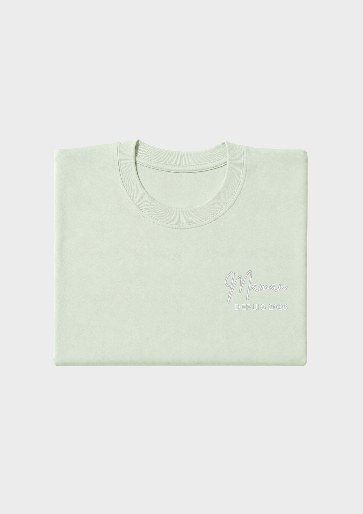 T-SHIRT - Broderie "Maman Depuis..."