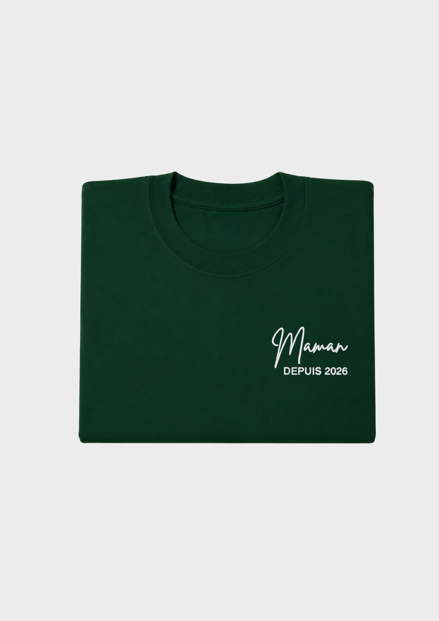 T-SHIRT - Broderie "Maman Depuis..."