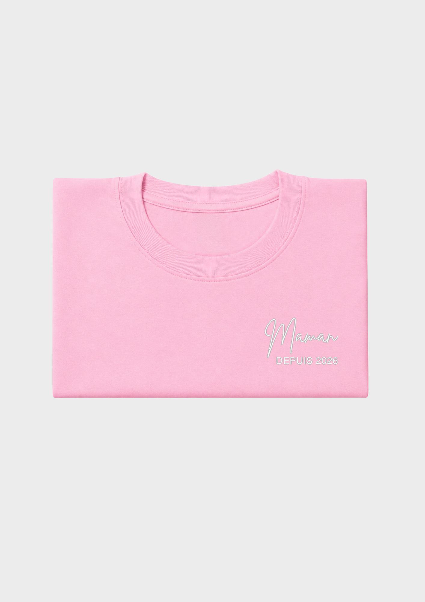 T-SHIRT - Broderie "Maman Depuis..."