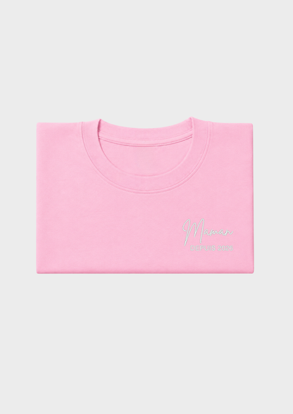 T-SHIRT - Broderie "Maman Depuis..."