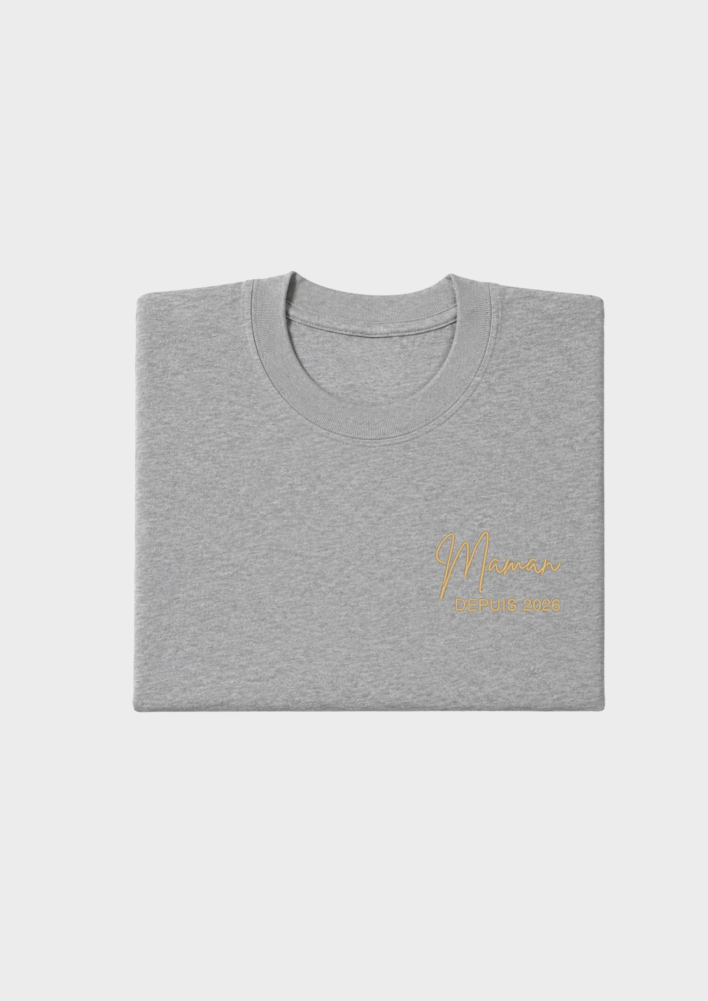 T-SHIRT - Broderie "Maman Depuis..."