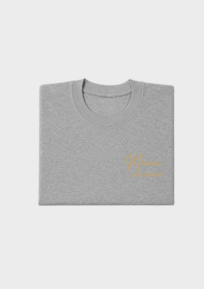 T-SHIRT - Broderie "Maman Depuis..."