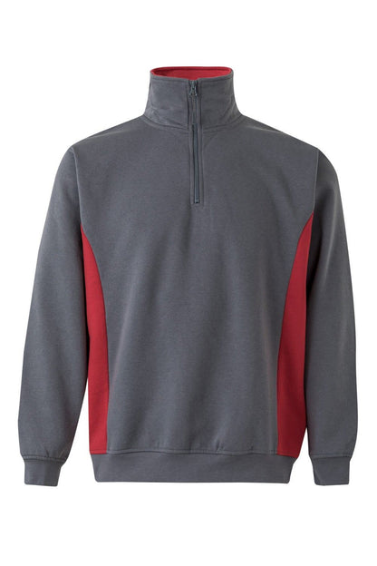 SWEAT À DEMI-ZIP - 105704