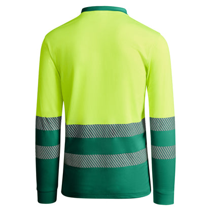 ATRIO L/S - polo technique haute visibilité à manches longues