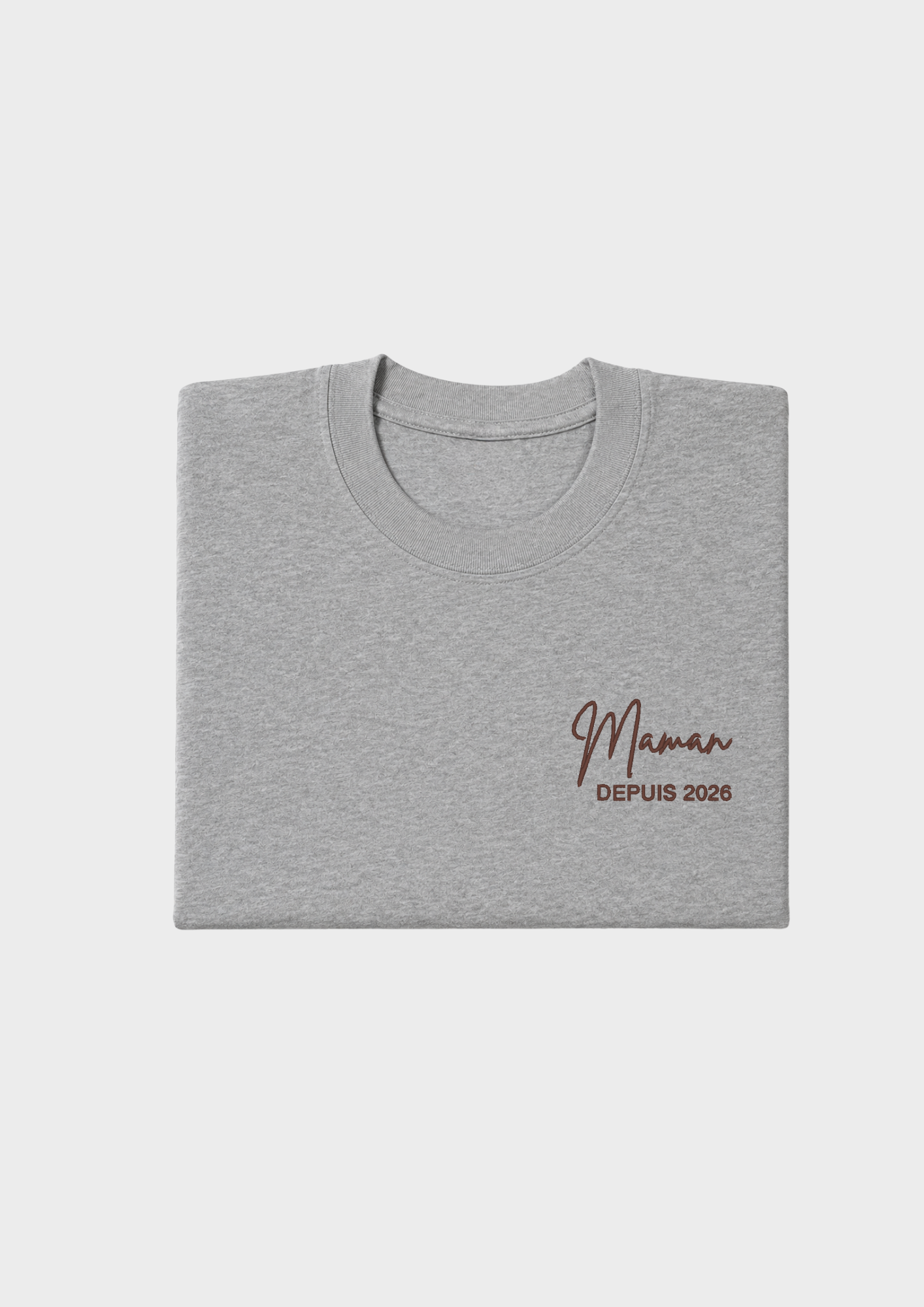 T-SHIRT - Broderie "Maman Depuis..."