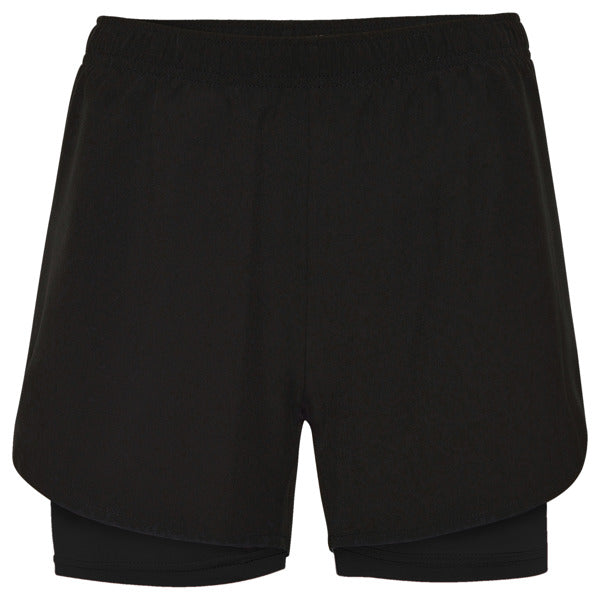 SHORT DE SPORT FEMME - CLAIR