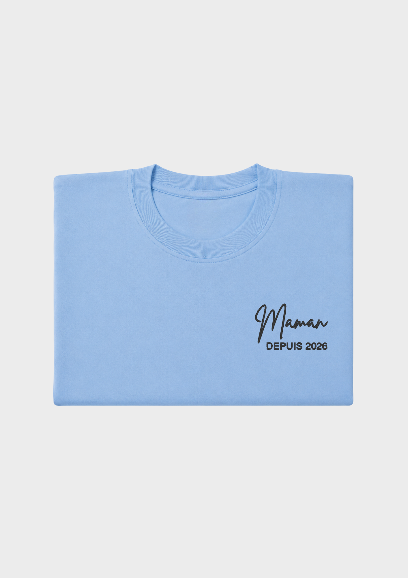 T-SHIRT - Broderie "Maman Depuis..."