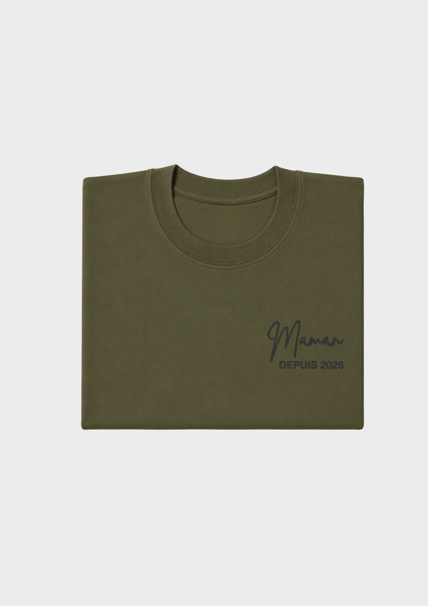 T-SHIRT - Broderie "Maman Depuis..."