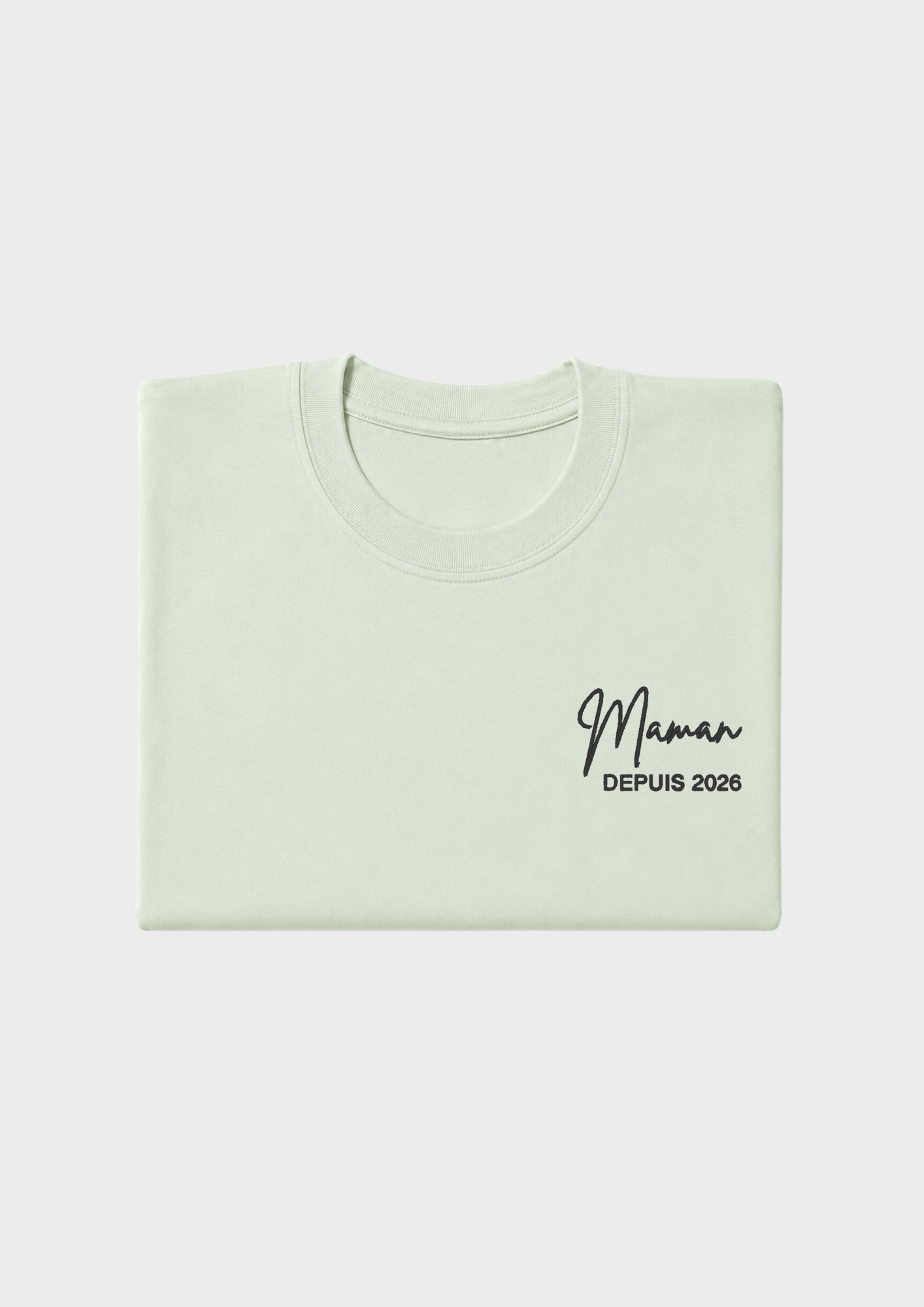 T-SHIRT - Broderie "Maman Depuis..."