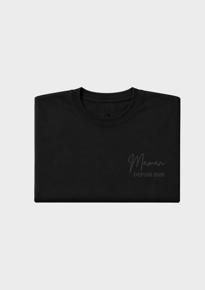 T-SHIRT - Broderie "Maman Depuis..."