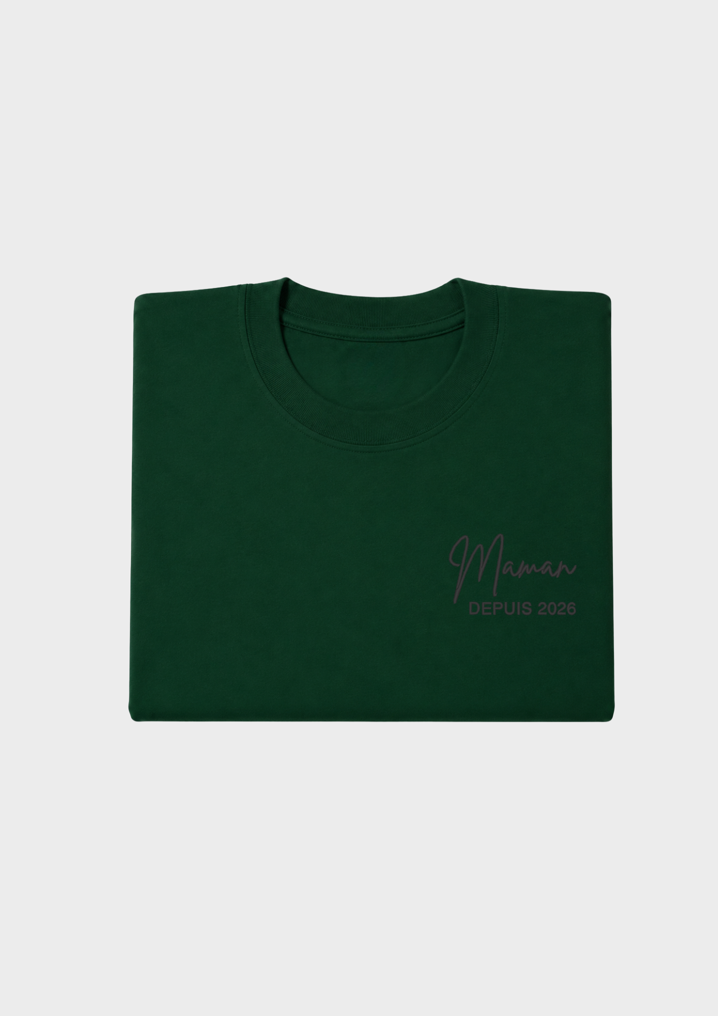 T-SHIRT - Broderie "Maman Depuis..."