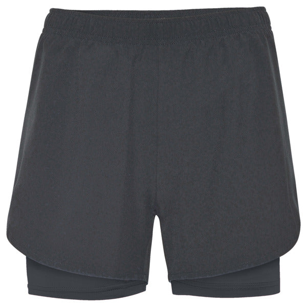 SHORT DE SPORT FEMME - CLAIR